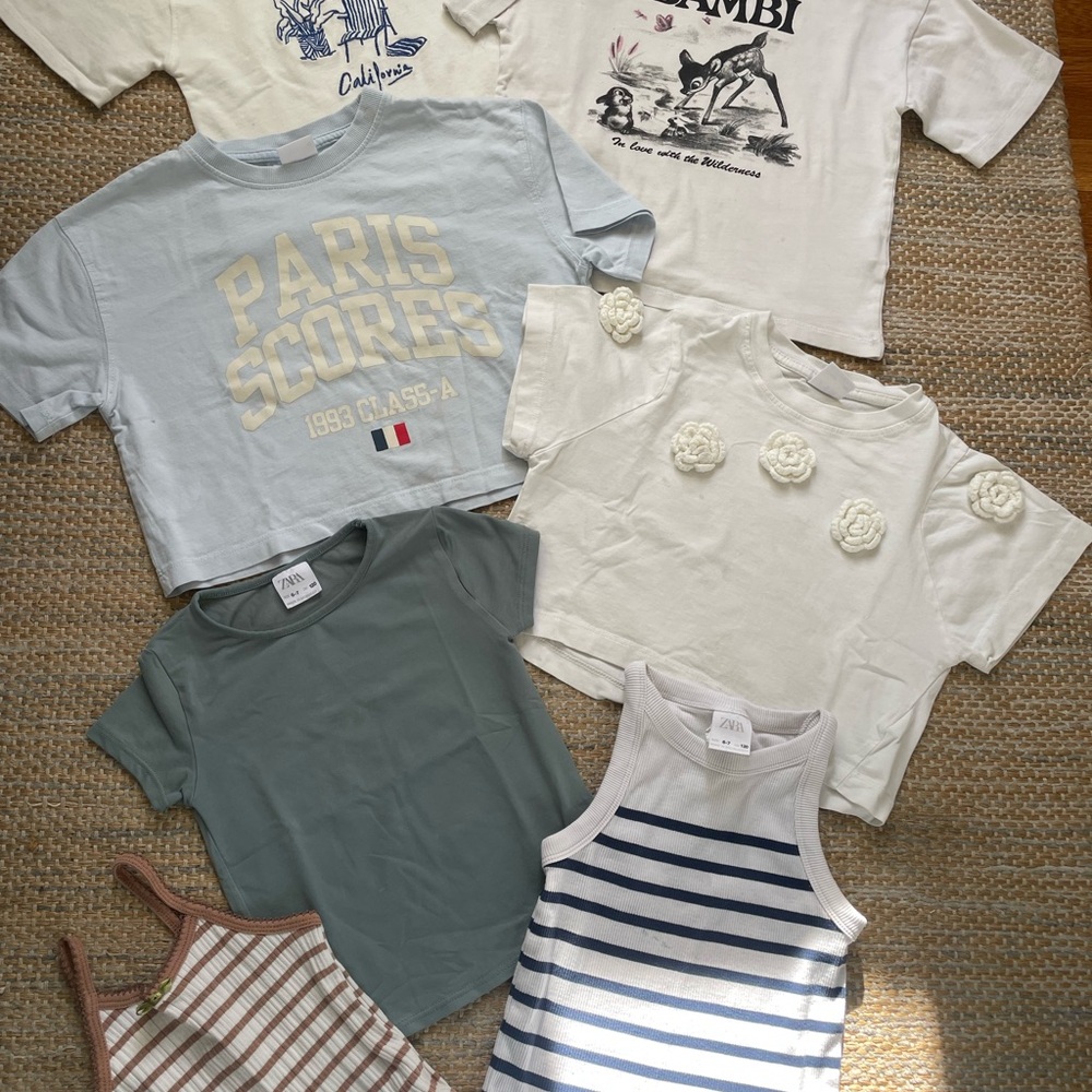 Zara shirts bundle size 6-7
